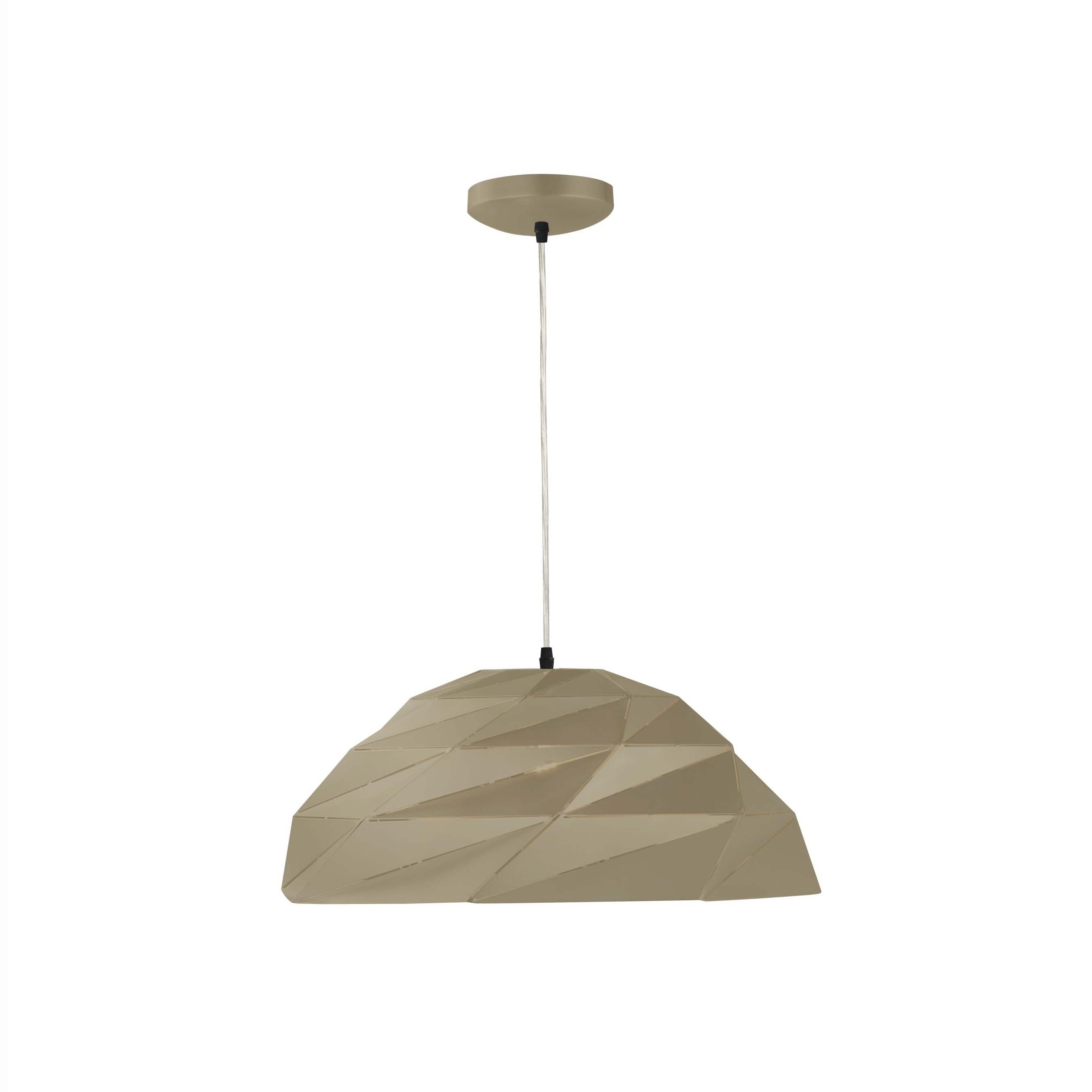 salami Intens hulp in de huishouding Searchlight Origami - hanglamp - Ø 47 x 150 cm - metallic goud | Lichtkoning