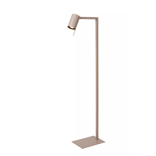 Lucide Lesley - vloerlamp - 34 x 20 x 130 cm - taupe