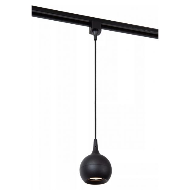 Lucide Track Favori Hanglamp - Ø 9 x 145 cm -  1-fase Railsysteem - Zwart