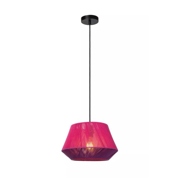 Lucide Jessica - hanglamp - Ø 30 x 154,5 cm - roze