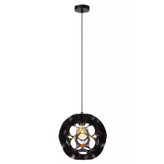 Lucide Hannelore - hanglamp - Ø 30 x 163 cm - zwart