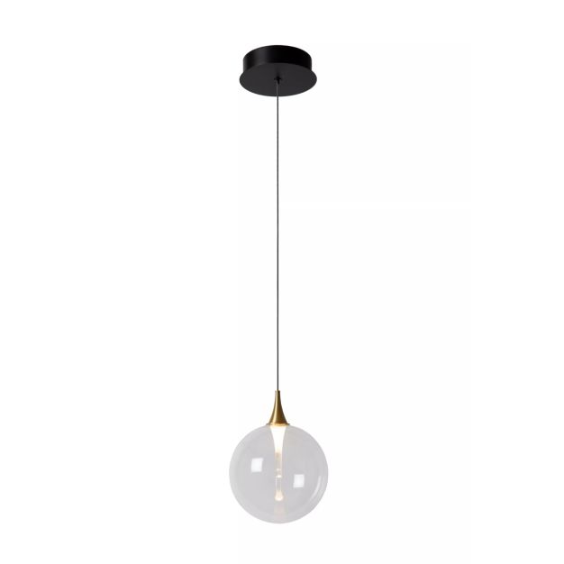 Lucide Gisela - hanglamp - Ø 16 x 150 cm - 5W LED incl. - transparant