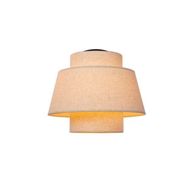 Lucide Tribute - plafondverlichting - Ø 40 x 26 cm - beige