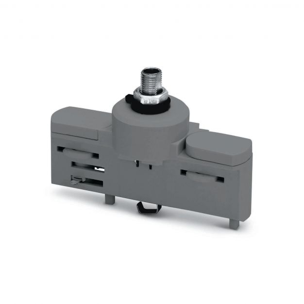 ONE Light Track Adaptors & Accessories - railadapter - 3-fase railsysteem - 6A - grijs