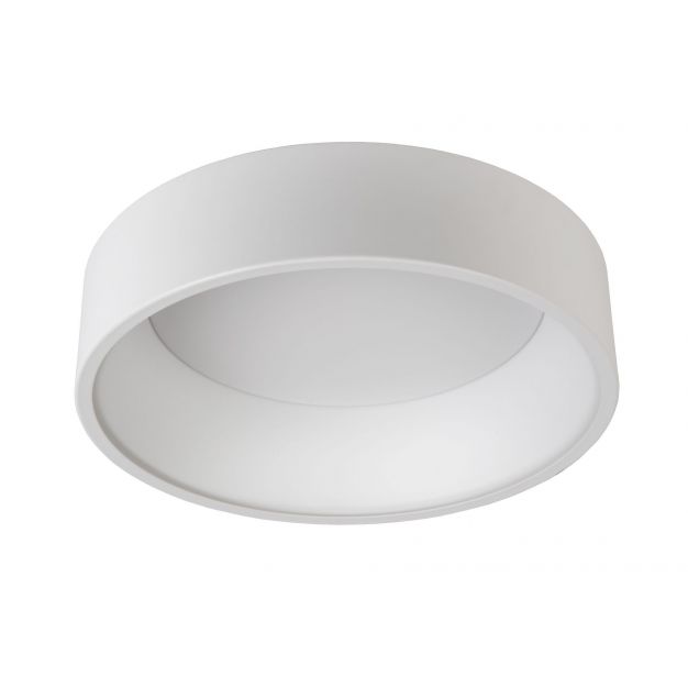 Lucide Talowe Led - plafondlamp - Ø 45 x 13 cm - 30W dimbare LED incl. - wit