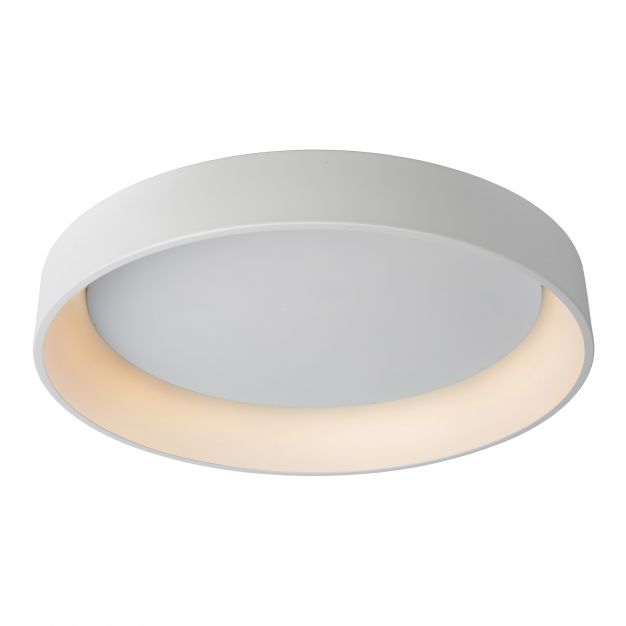 Lucide Talowe - plafondverlichting - Ø 80 x 13 cm - 80W dimbare LED incl. - wit