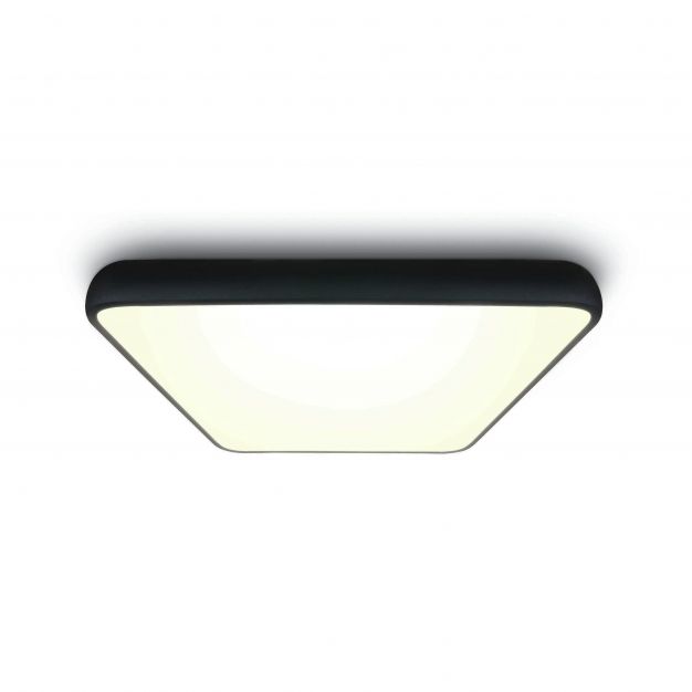 ONE Light LED Slim Line Plafo - plafondverlichting - 64 x 64 x 9 cm - 62W LED incl. - zwart