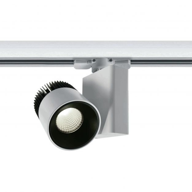 ONE Light COB Dark Light - rail spot - 3-fase railsysteem - Ø 8,1 x 11,2 cm - 20W LED incl. - wit - witte lichtkleur