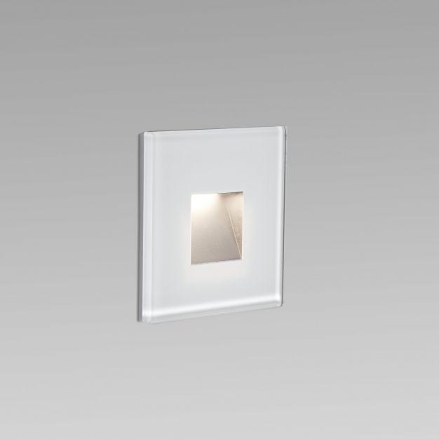 Faro Dart - inbouw wandverlichting - 8 x 3,6 x 8 cm - 2W LED incl. - IP65 - mat wit