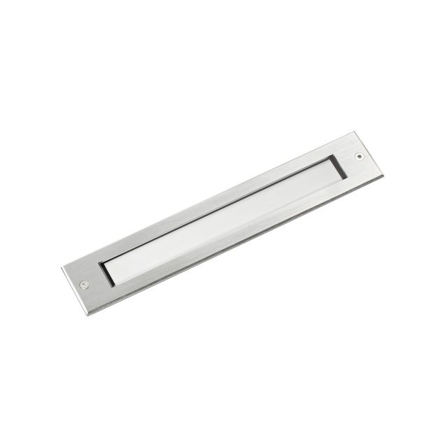 Faro Falls II - grondspot voor buiten - 290 x 53 mm, 310 x 52 mm inbouwmaat - 6W LED incl. - IP67 - satijn inox