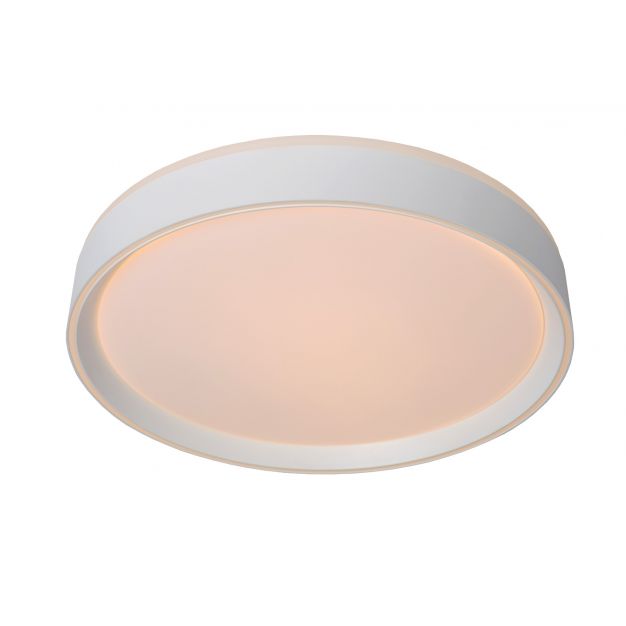 Lucide Nuria - plafondverlichting - Ø 30 x 7,5 cm - 18W LED incl. - 3 stappen dimbaar - wit