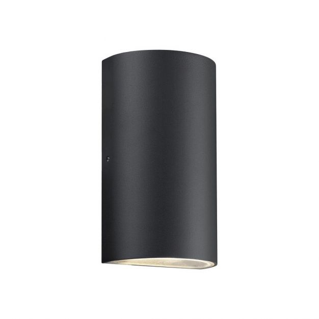 Nordlux Rold Rond - buiten wandverlichting - 9 x 16 x 5,5 cm - 2 x 5W LED incl. - IP54 - zwart