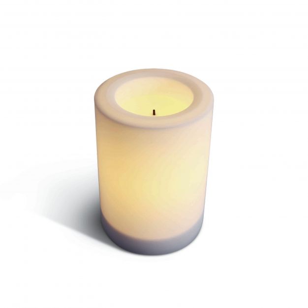 ONE Light LED Flickering Candle - Ø 10 x 15 cm - inclusief 2 x AA-batterijen (stockopruiming!)