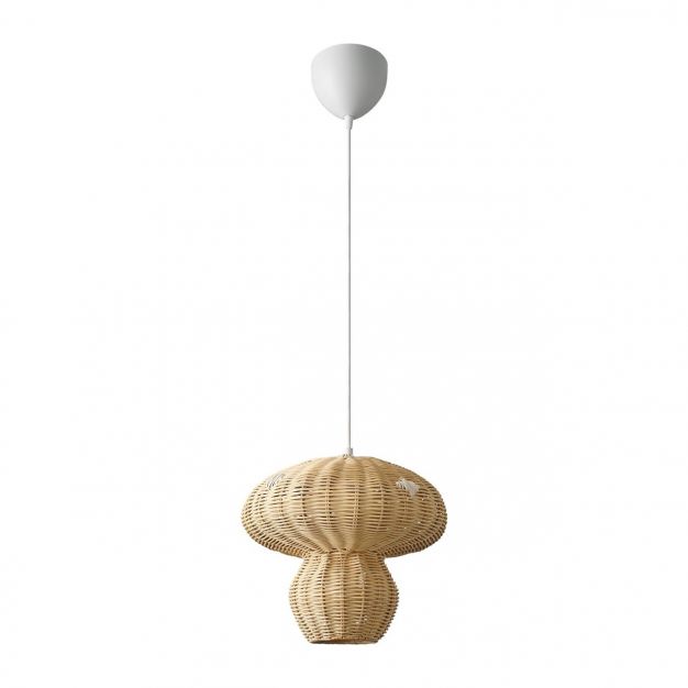 Nordlux Allie - hanglamp - Ø 30 x 237,9 cm - rotan