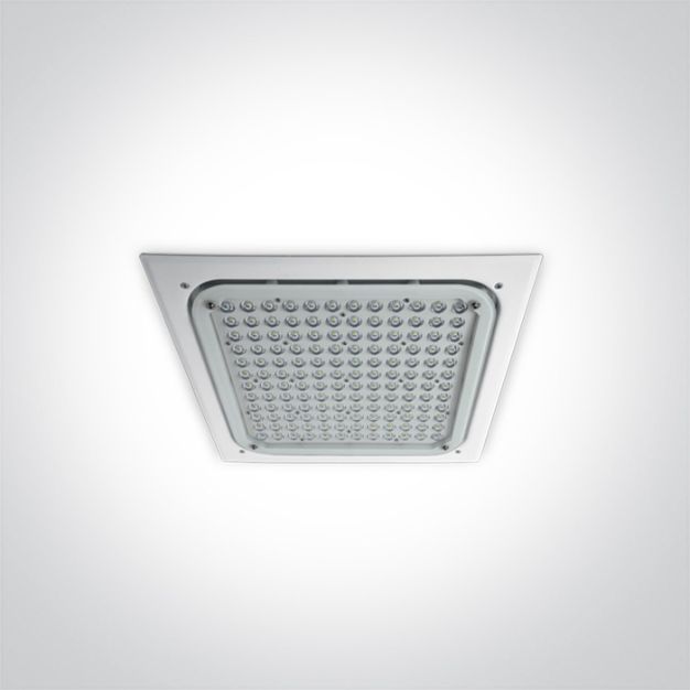 ONE Light LED High Power Boxes - inbouwspot - 414 x 414 mm, 380 x 380 mm inbouwmaat - 120W LED incl. - IP65 - wit - witte lichtkleur