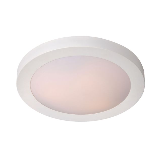 Lucide Fresh - plafondverlichting - Ø 27 x 9 cm - IP44 - wit