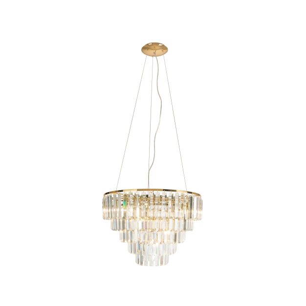 Maxlight Monaco - hanglamp - Ø 60 x 150 cm - goud