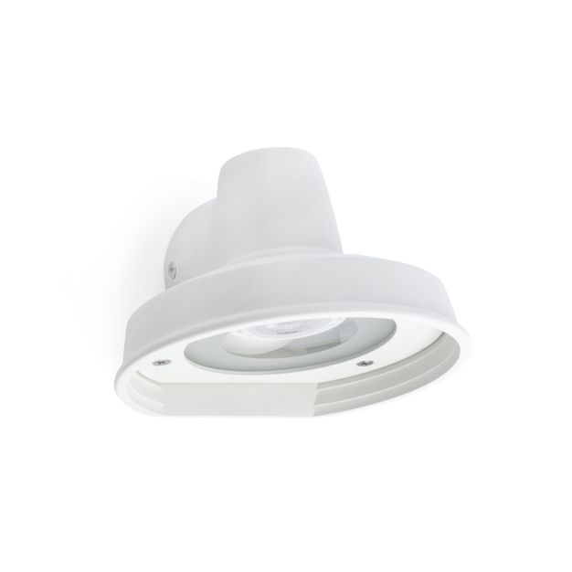 Faro Bronx - wandverlichting - 14,4 x 13,3 x 9,6 cm - IP44 - mat wit