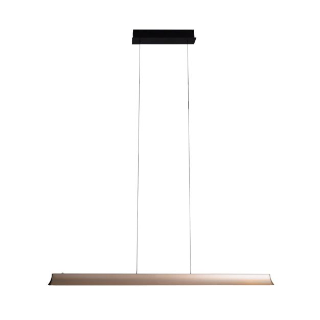 Maxlight Jo-Jo - hanglamp - 124 x 6 x 195 cm - 38W LED incl. - 2700K-5500K - goud en zwart