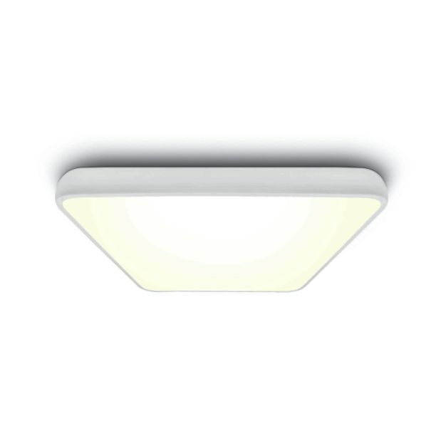 ONE Light LED Slim Line Plafo - plafondverlichting - 64 x 64 x 9 cm - 62W LED incl. - wit