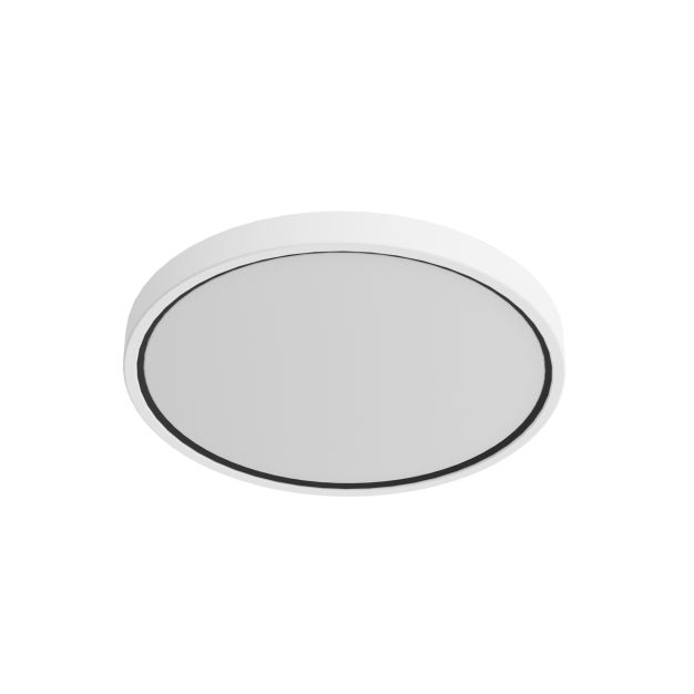 Nordlux Noxy - badkamer plafondverlichting - Ø 35 x 5 cm - 3 stappen Moodmaker SceneSelect functie - 15W LED incl. - IP44 - wit