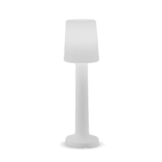 New Garden Carmen 110 - buiten vloerlamp - Ø 31 x 110 cm - 16W LED incl. - IP65 - wit - koel witte lichtkleur