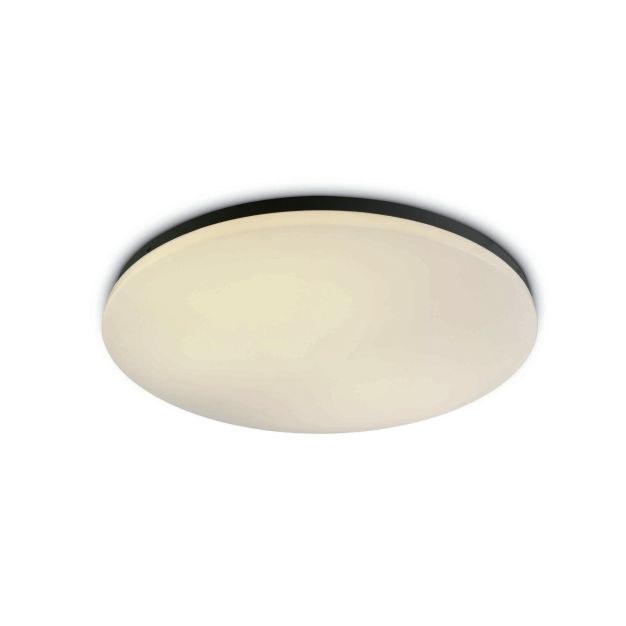 ONE Light LED Slim Line Plafo - plafondverlichting - Ø 55 x 7,5 cm - 55W LED incl. - zwart