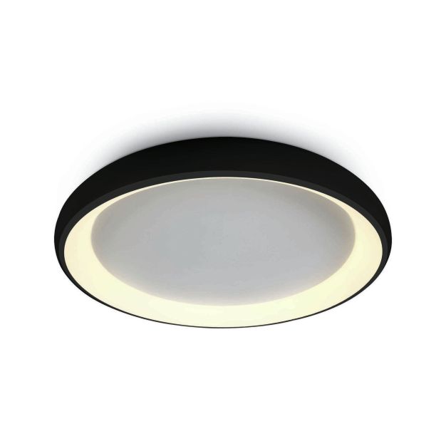 ONE Light LED Decorative Plafo - plafondverlichting - Ø 61 x 8,5 cm - 50W LED incl. - zwart