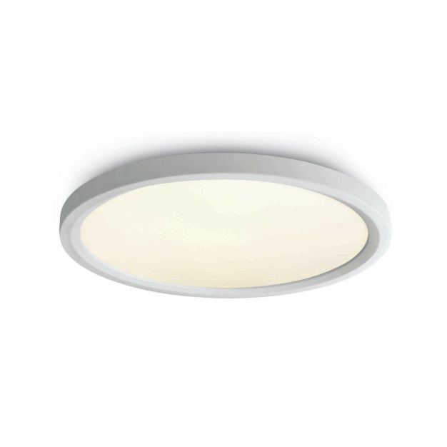 ONE Light LED Slim Line Plafo - plafondverlichting - Ø 40 x 5,5 cm - 40W LED incl. - wit - witte lichtkleur