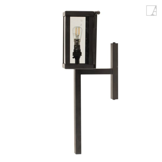 Authentage Vitrine Petite Torch - buitenwandverlichting - 7,5 x 15 x 37,5 cm - IP43 - brons