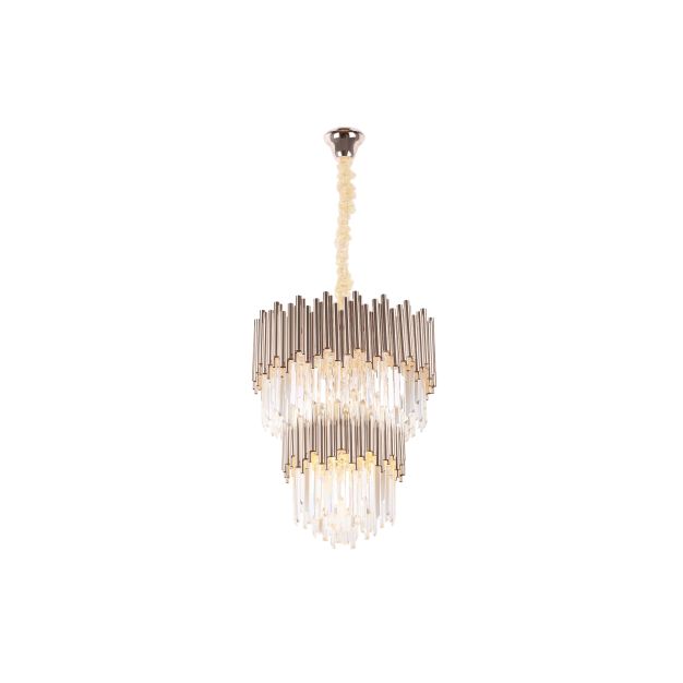 Maxlight Vogue - hanglamp - Ø 60 x 170 cm - goud