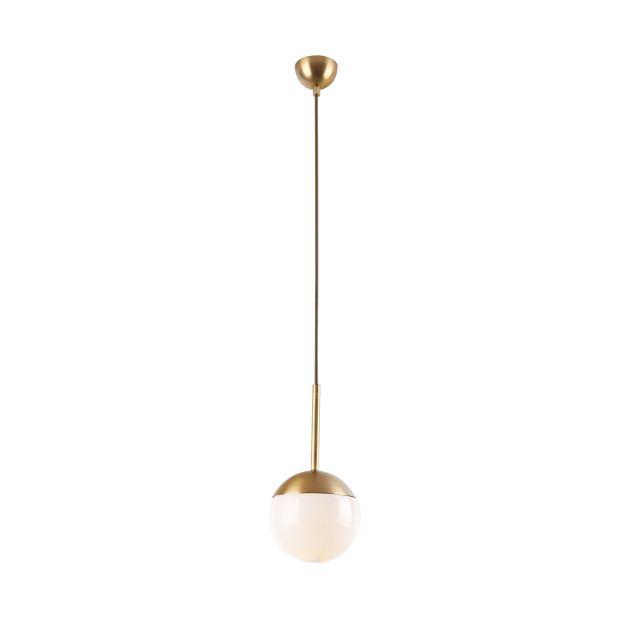 Maxlight Dallas - hanglamp - Ø 14 x 150 cm - goud