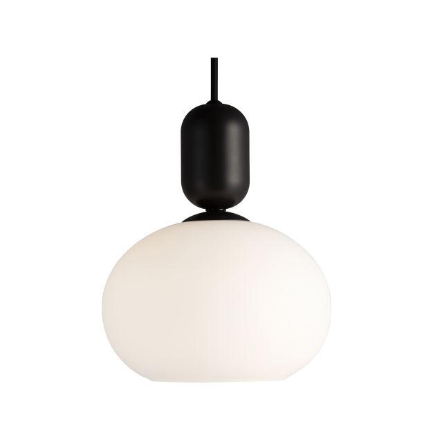 Nordlux Notti - hanglamp - Ø 20 x 223,8 cm - zwart en mokka