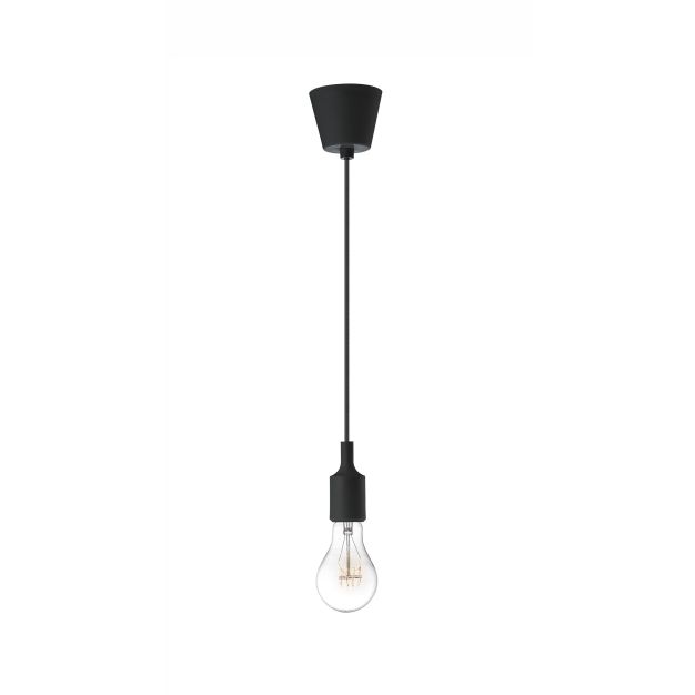 Nova Luce Swing - hanglamp - Ø 4,5 x 100 cm - zwart