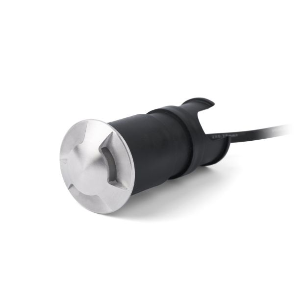 Faro Kane III - inbouw wandverlichting - Ø 4,5 x 9 cm - 3W LED incl. - IP67 - satijn inox