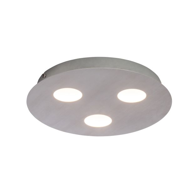 AEG Formit - plafondverlichting - Ø 30 x 3,5 cm - 3 x 5W LED incl. - nikkel