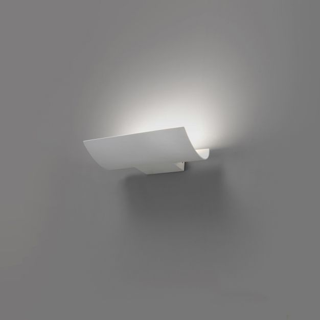 Faro Kala - wandverlichting - 30 x 19,2 x 4,5 cm - 16W LED incl. - IP54 - mat wit