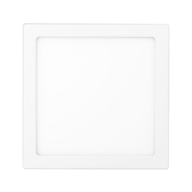 Nova Luce Panel - inbouwspot - 23 x 23 x 3 cm - 18W LED incl. - wit - koel wit lichtkleur