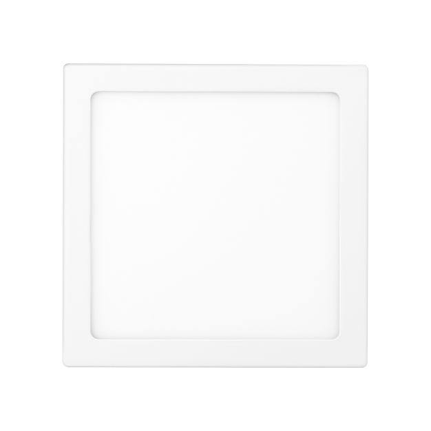 Nova Luce Panel - inbouwspot - 23 x 23 x 3 cm - 18W LED incl. - wit - witte lichtkleur