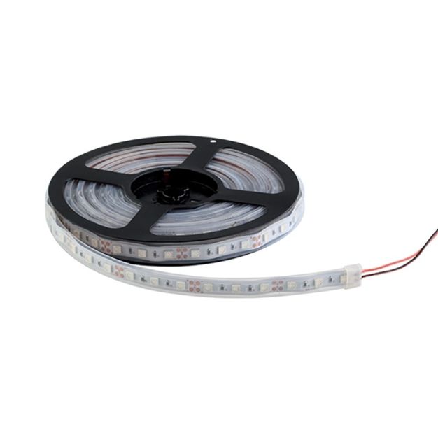 Elmark LED-strip 300 - 5 meter LED-strip 12Vdc - 14,4W per meter - IP65 - warmwitte lichtkleur