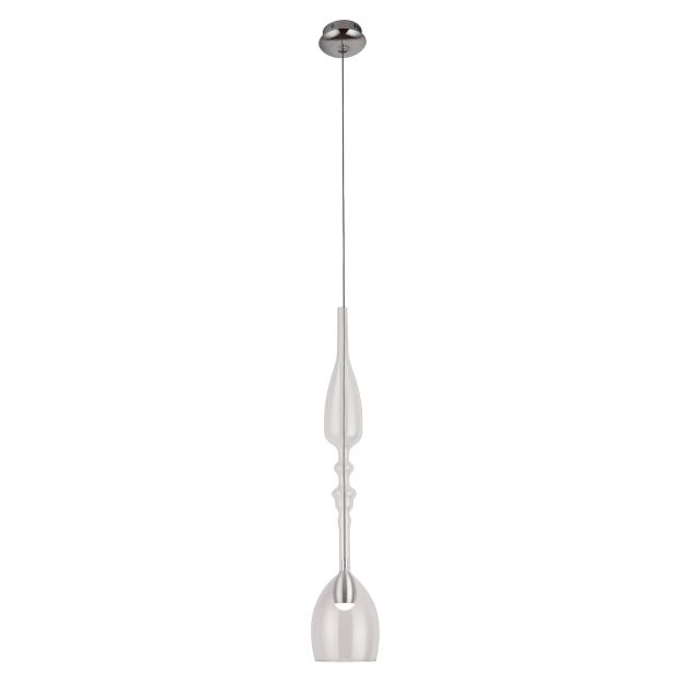 Maxlight Murano - hanglamp - Ø 10 x 190 cm - 3W LED incl. - chroom