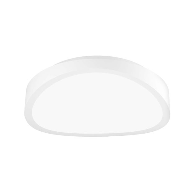 Nova Luce Onda - plafondverlichting - Ø 75 x 12,5 cm - 95W LED incl. - wit