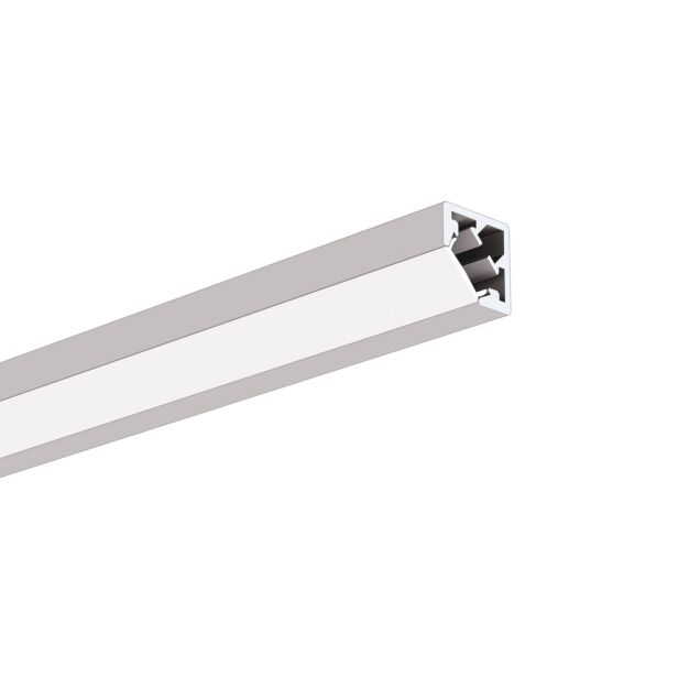 Klus KUBIK-45 - LED profiel - 1,6 x 1,1 cm - 200cm lengte - geanodiseerd zilver