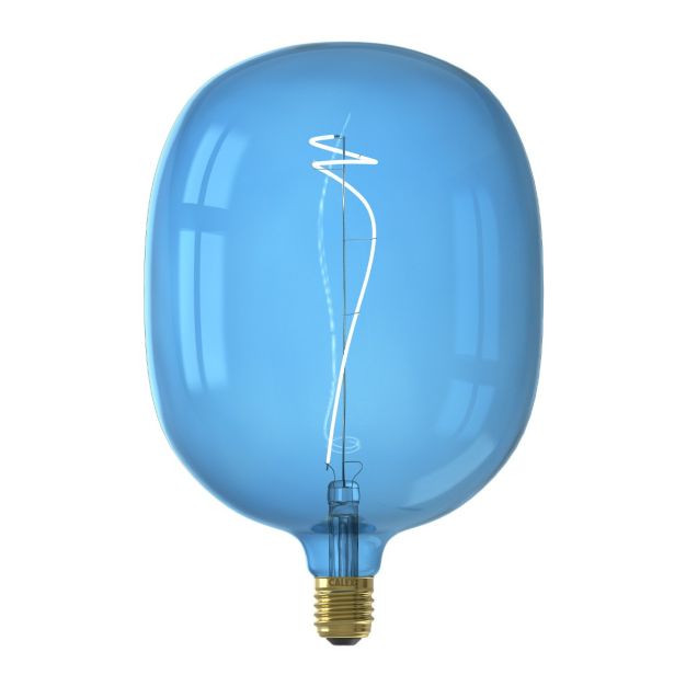 Calex Avesta Sapphire Blue LED lamp - Ø 17 x 27 cm - E27 - 4W - dimbaar - 2700K