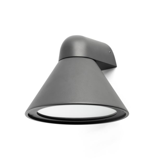 Faro Pals - wandverlichting - 25 x 10 x 26 cm - IP65 - donkergrijs