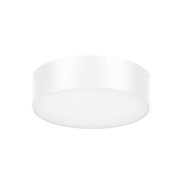 Nova Luce Judi - plafondlamp - Ø 22 x 6 cm - 20W LED incl. - IP65 - wit