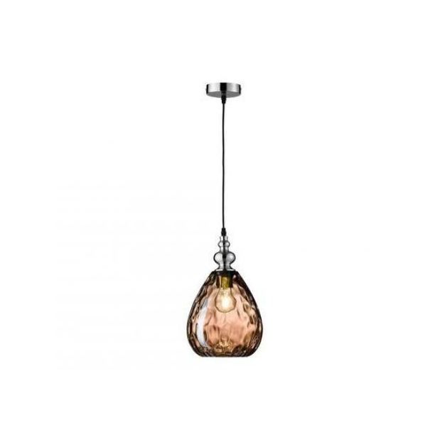 Fischer & Honsel Uller - hanglamp - Ø 20 x 140 cm - amber