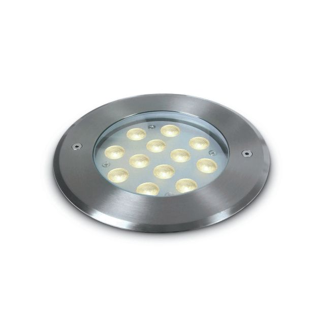 ONE Light LED Underwater Range - onderwater LED-spot - Ø 190 mm, Ø 175 mm inbouwmaat - 12 x 1W dimbare LED incl. - IP68 - roestvrij staal