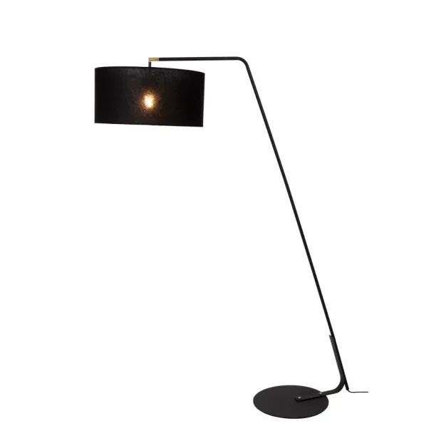 Lucide Kelso - vloerlamp - 180 cm - zwart