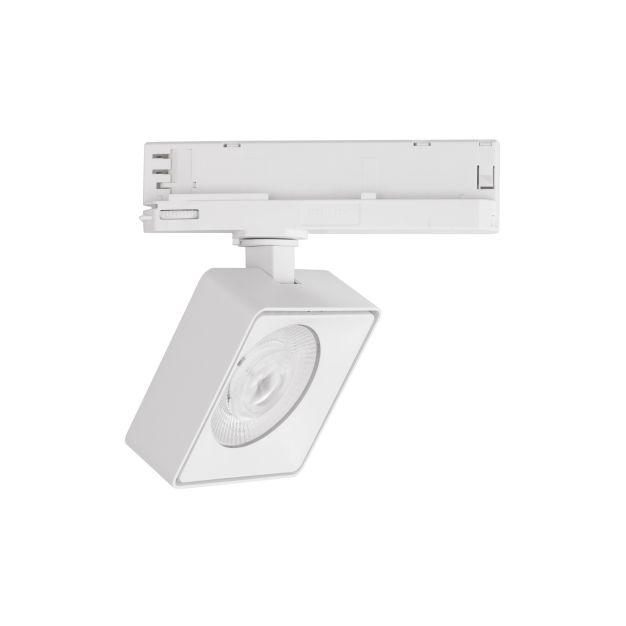 Nova Luce Roler - 3-fase railspot - 9,5 x 9,5 x 15,5 cm - 20W LED incl. - zandwit